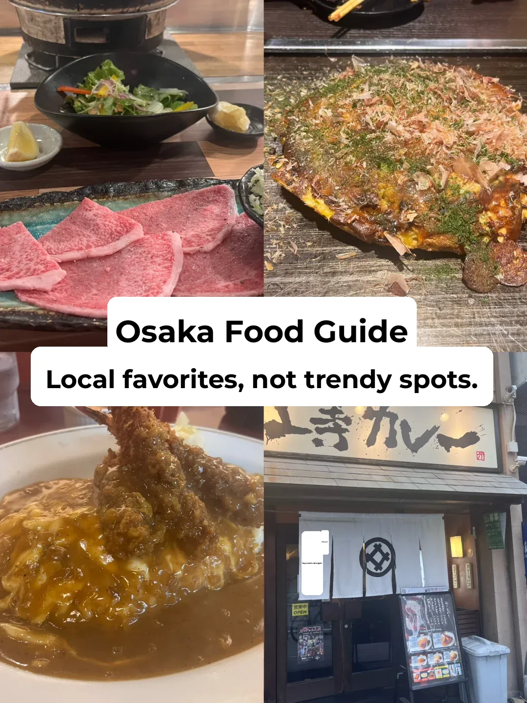 Osaka Food Guide: Must-Try Local Delicacies Loved by Japanese