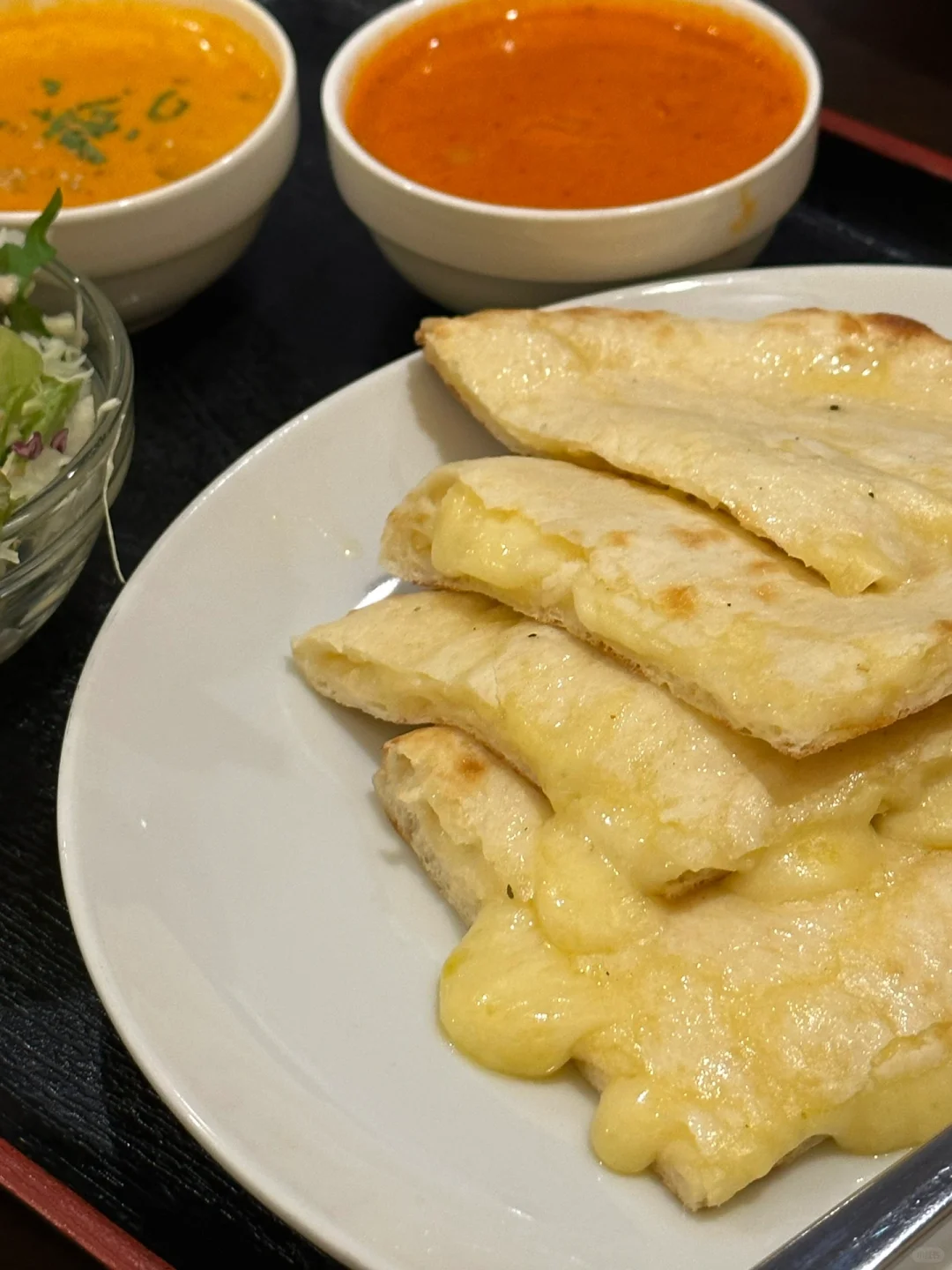 After Encountering Indian Curry and Cheese Naan