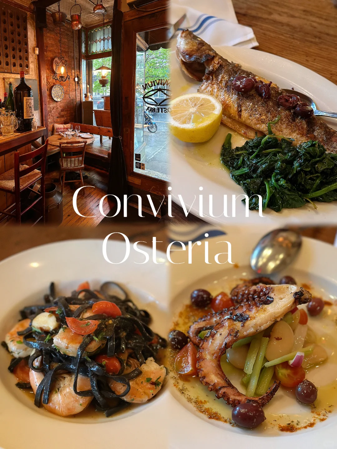 New York | Retro Italian Restaurant 🍝 Smells So Good!