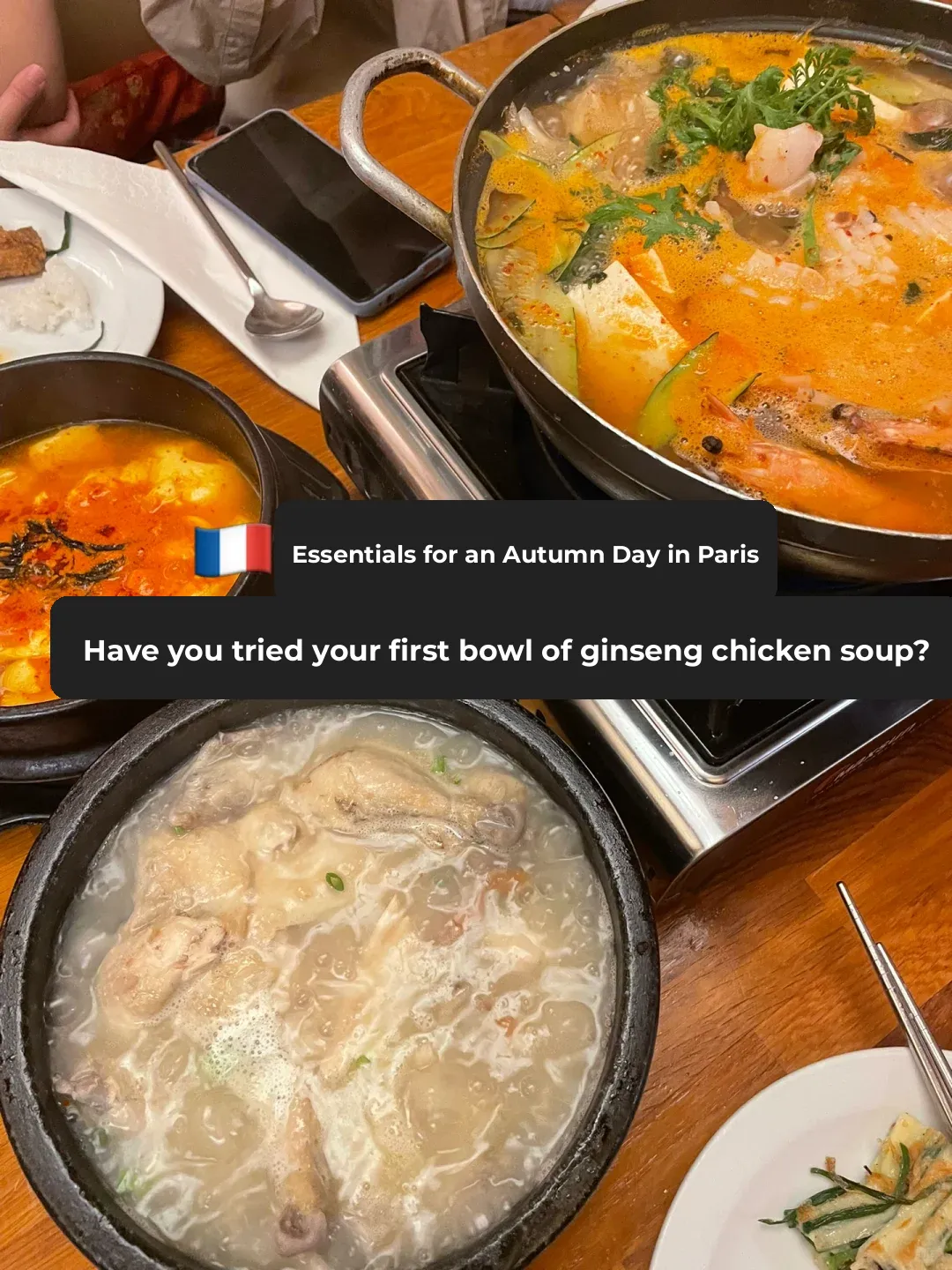 🇫🇷 Paris Autumn Must-Have: Have You Tried Your First Bowl of Ginseng Chicken Soup Yet?