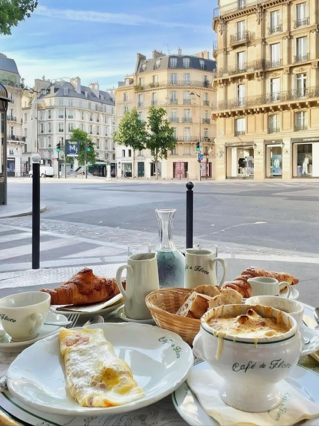 Paris ☕️ Sharing 5️⃣ Cozy Street-View French Breakfast Spots with Amazing Ambiance!