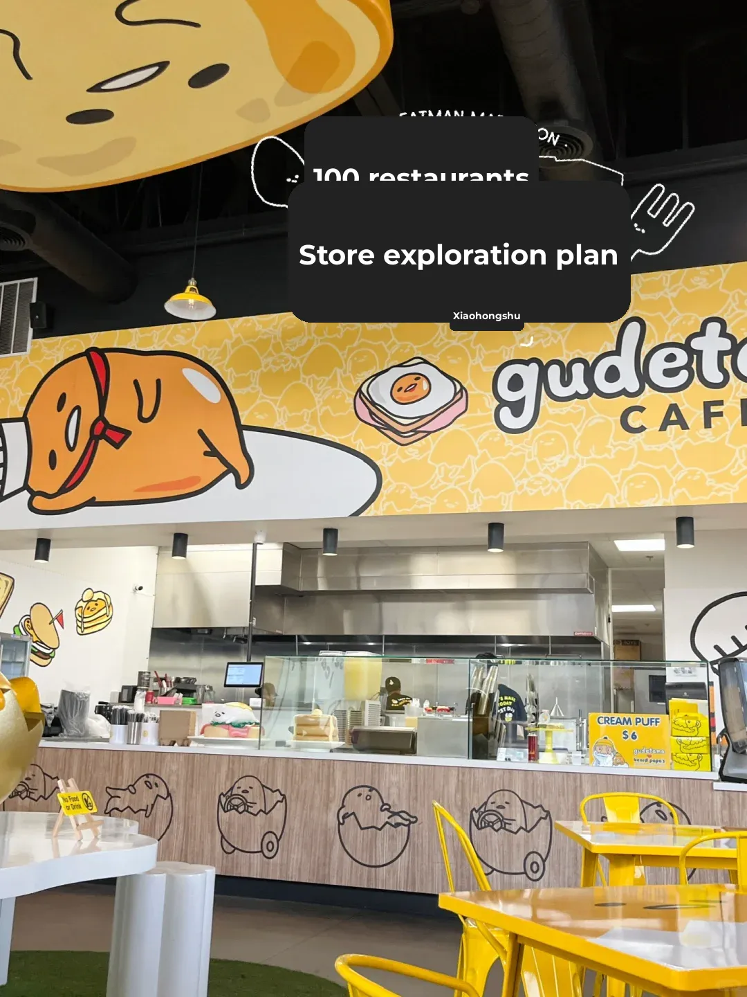 Gudetama Cafe 🥚 Southern California's Lazy Egg Restaurant