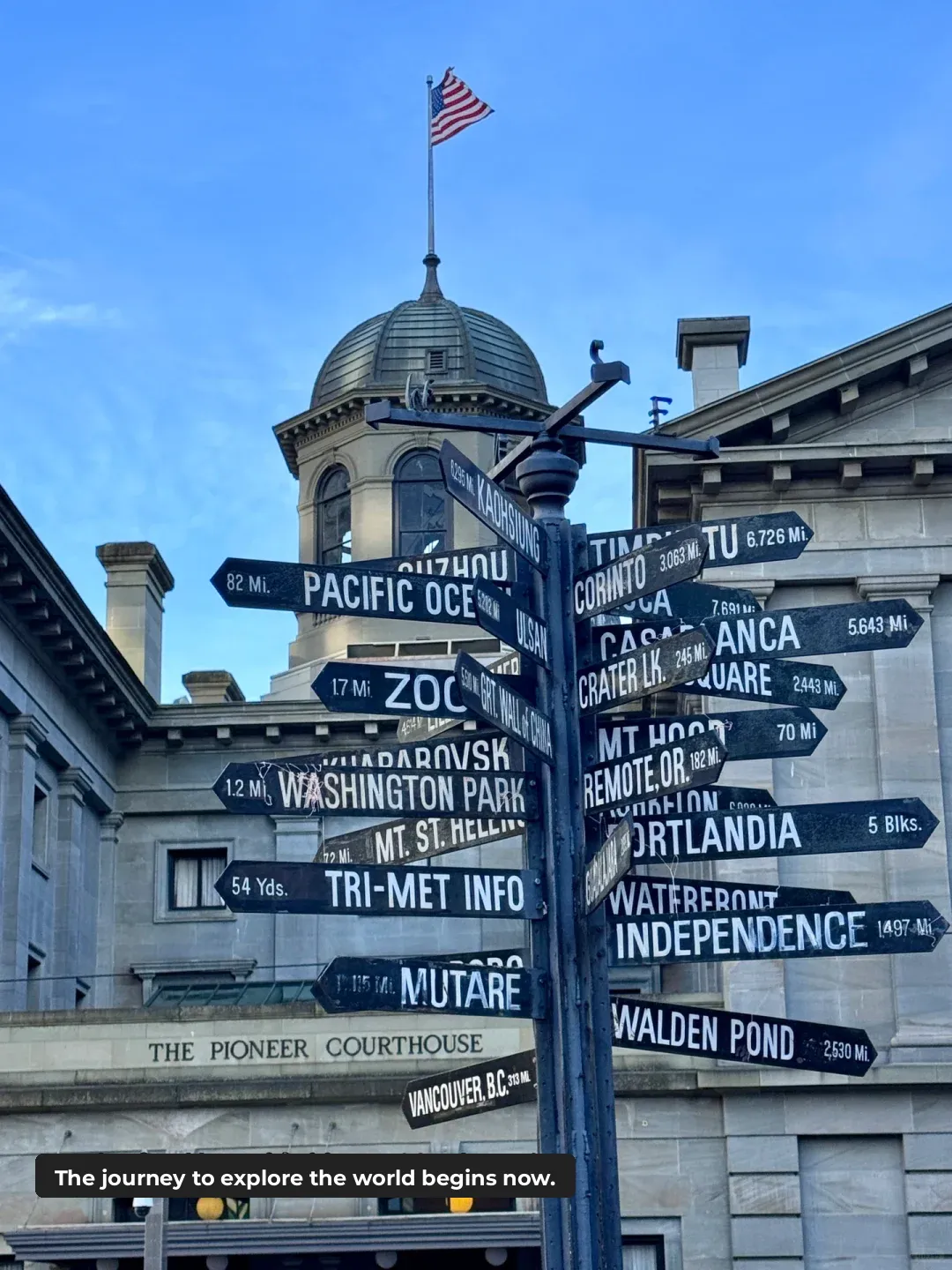 "Portland Travel Snapshots 🧩 Urban Trails and Majestic Snow-Capped Peaks"