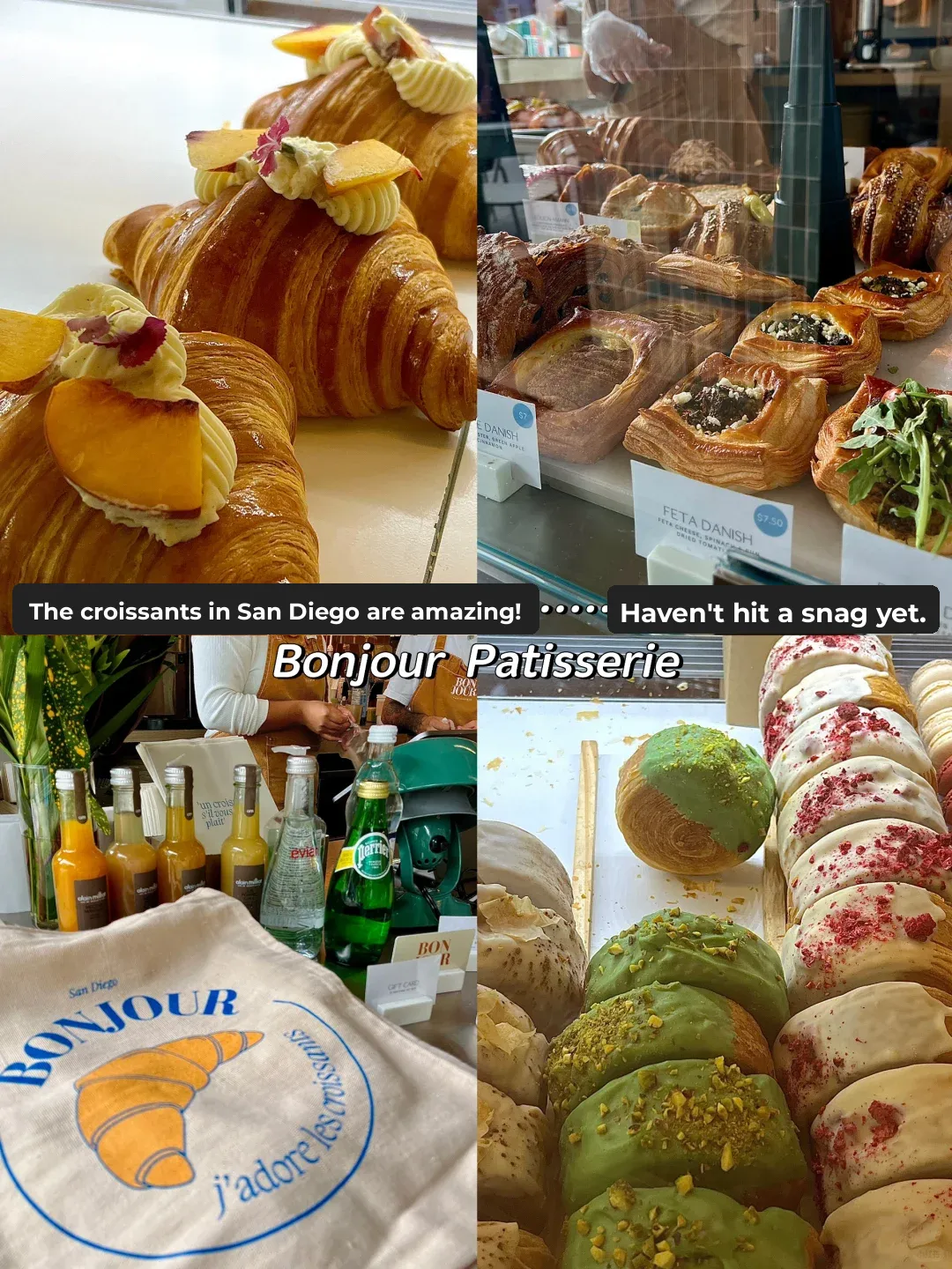 Absolutely Loving Bonjour Patisserie's Croissants in San Diego!