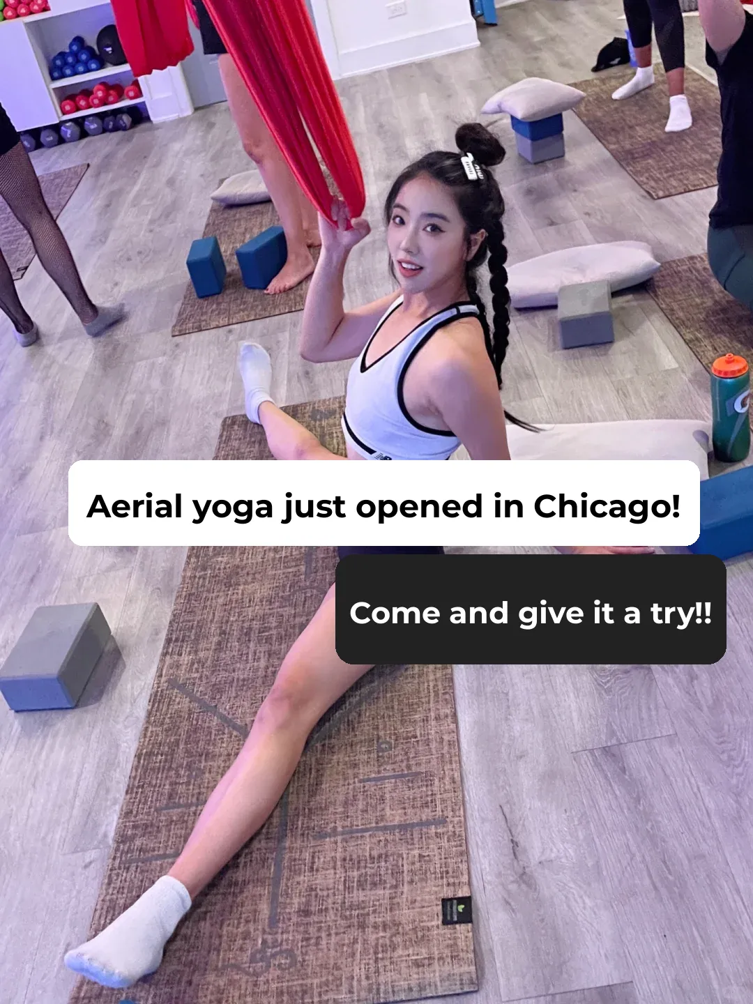 New Aerial Yoga Studio Opens in Chicago‼️ Come Try It Out