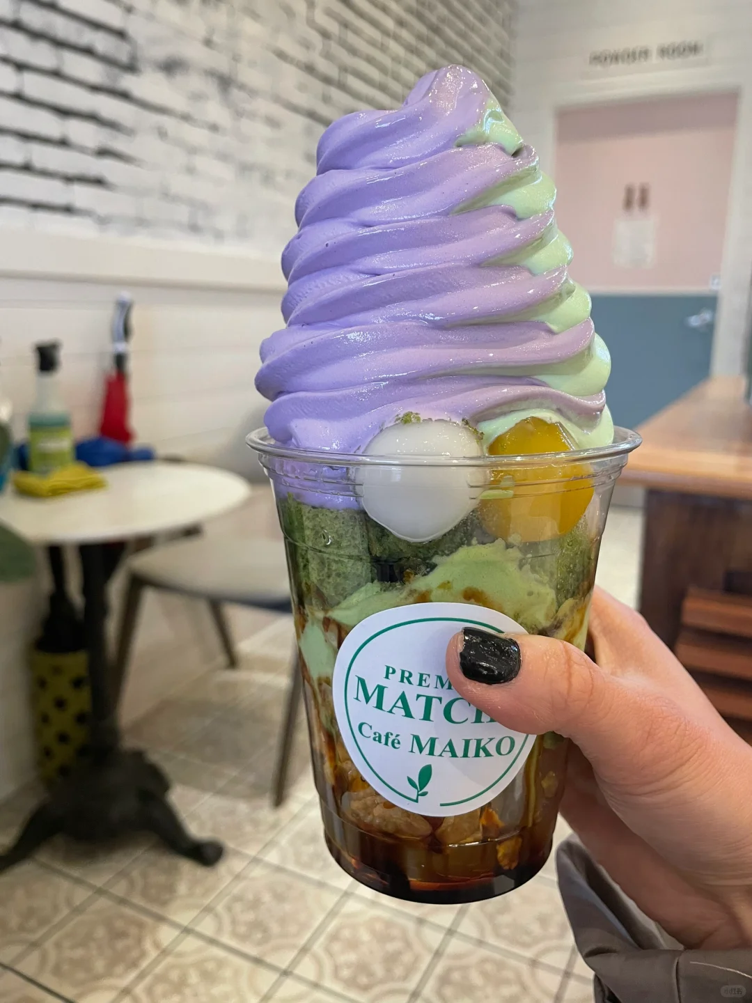 Matcha lovers, this one's for you! Purple sweet potato and coconut 🥥 make the perfect pair too.