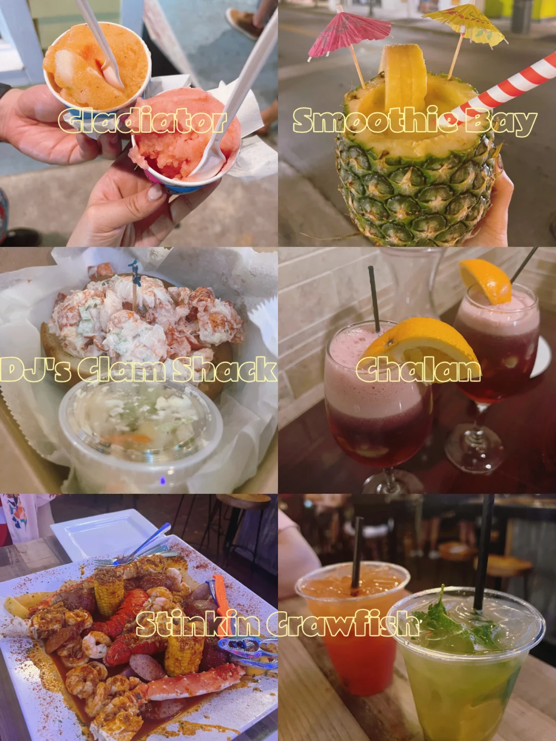 Miami to Key West 6-Day 5-Night Must-Try Restaurants/Food Recommendations