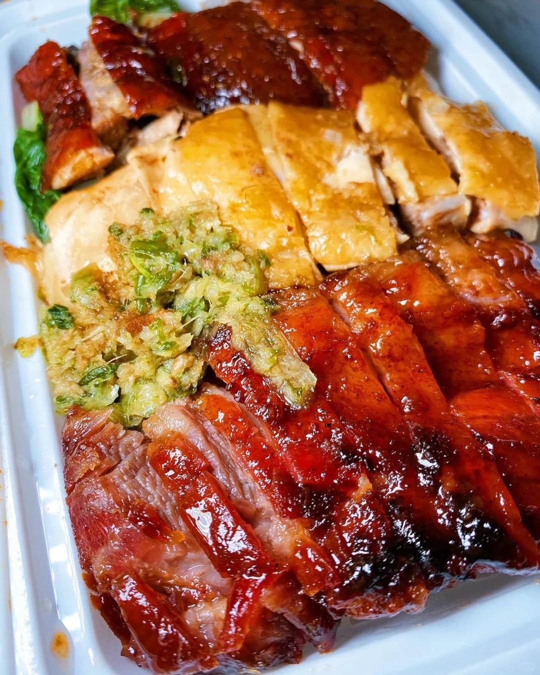 NYC Eats: $8 Triple Treasure Rice Bowl Overflowing with Meat!