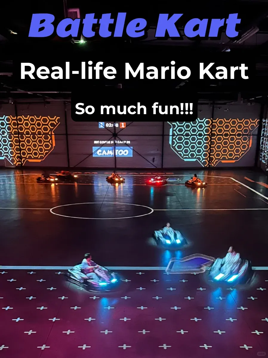 Racing Go-Karts in Paris? And It's Mario Kart Style! So Much Fun!