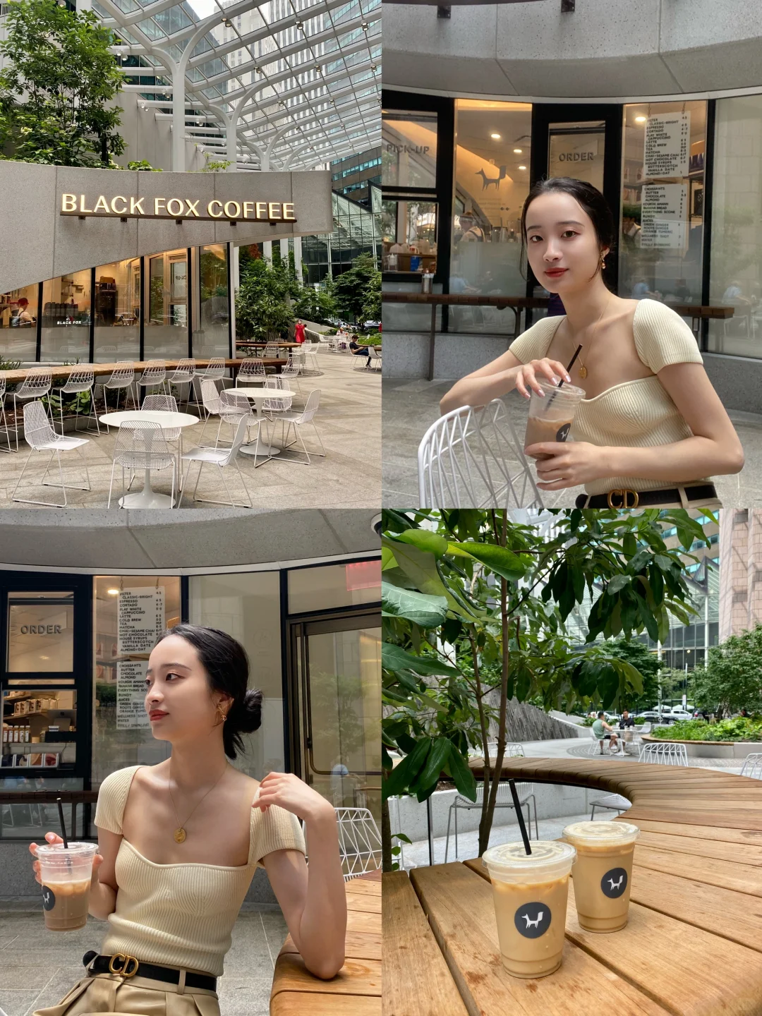 Hidden Gem in NYC: Black Fox Coffee – Aesthetic Korean-Inspired Café ☕️