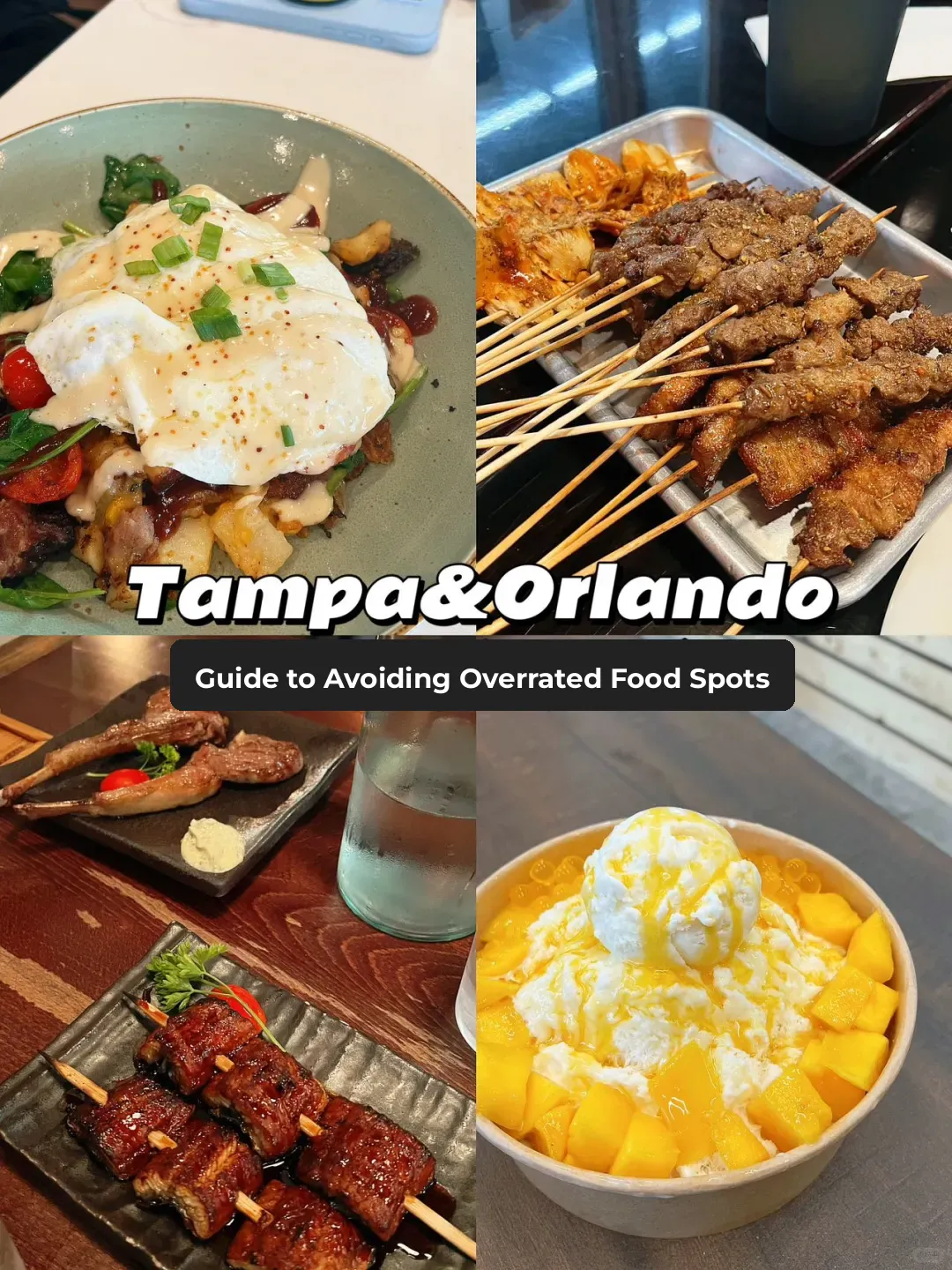Tampa & Orlando Food Guide｜Satisfy All Your Cravings in One Trip