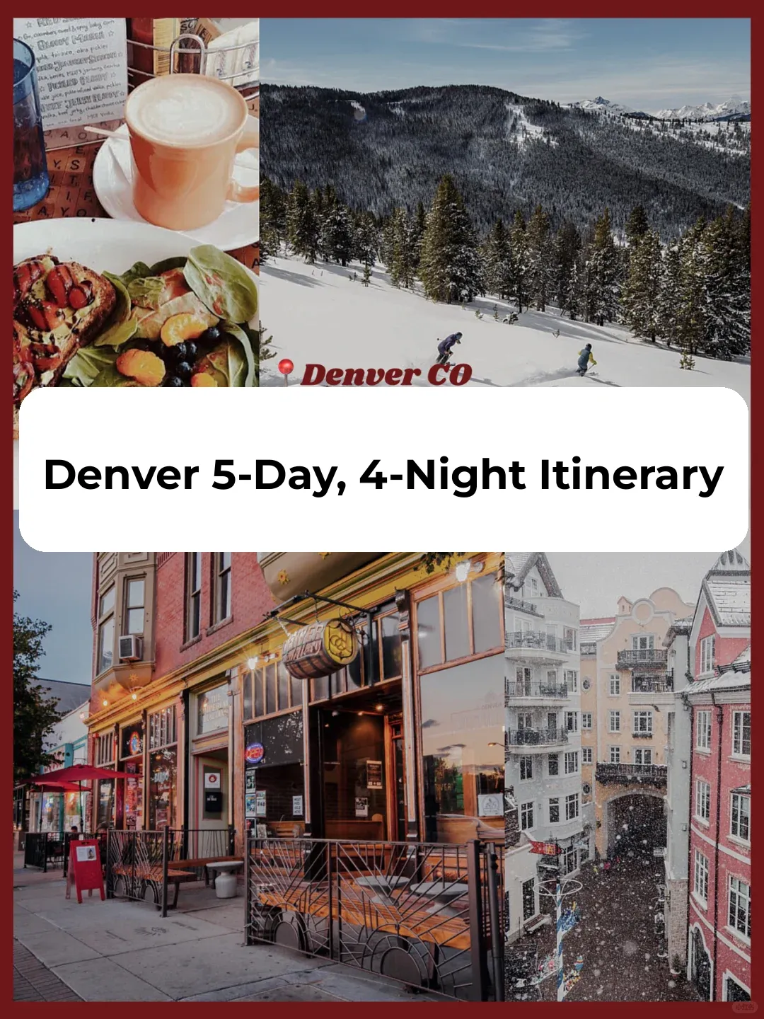 Denver Ski Trip + Food & Exploration｜Hidden Gems You Didn’t Know About 🏂