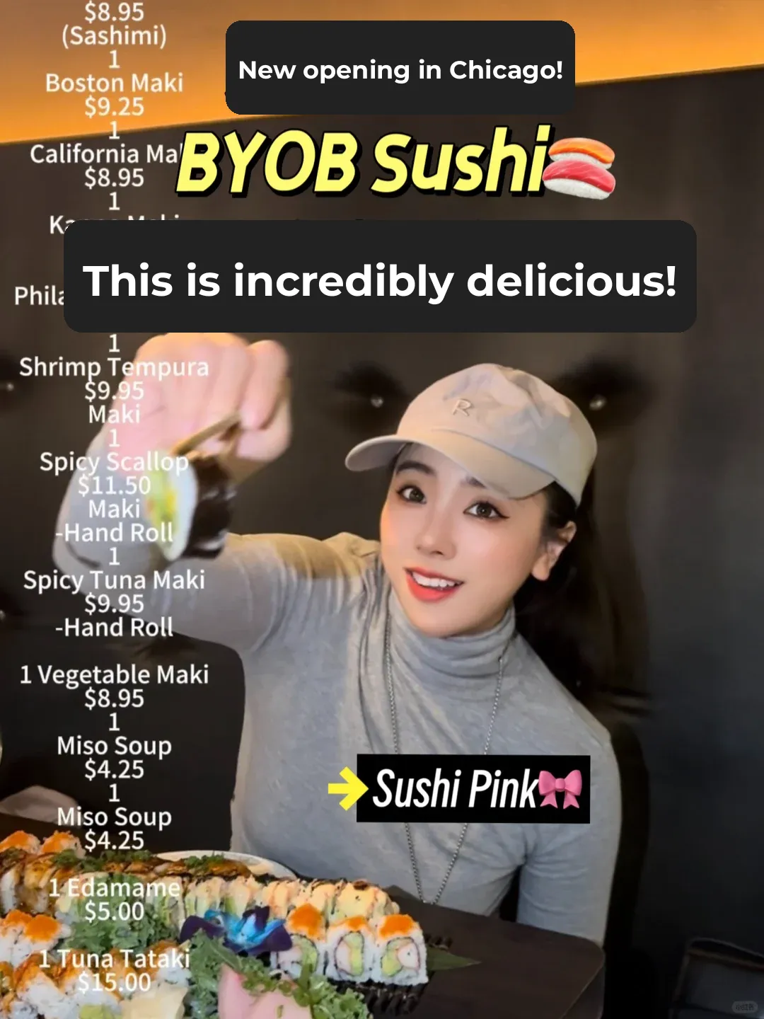 Chicago’s New BYOB Sushi Spot 🍣‼️ It’s Absolutely Delicious!