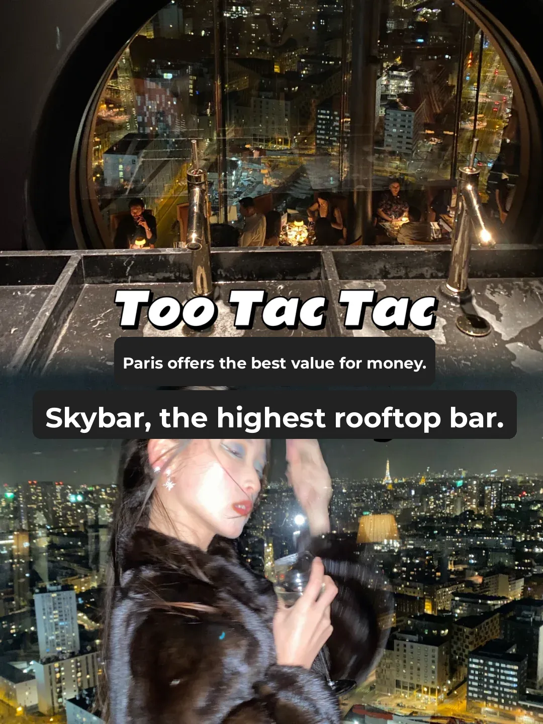 TOO TacTac | Paris' Best Value Skybar
