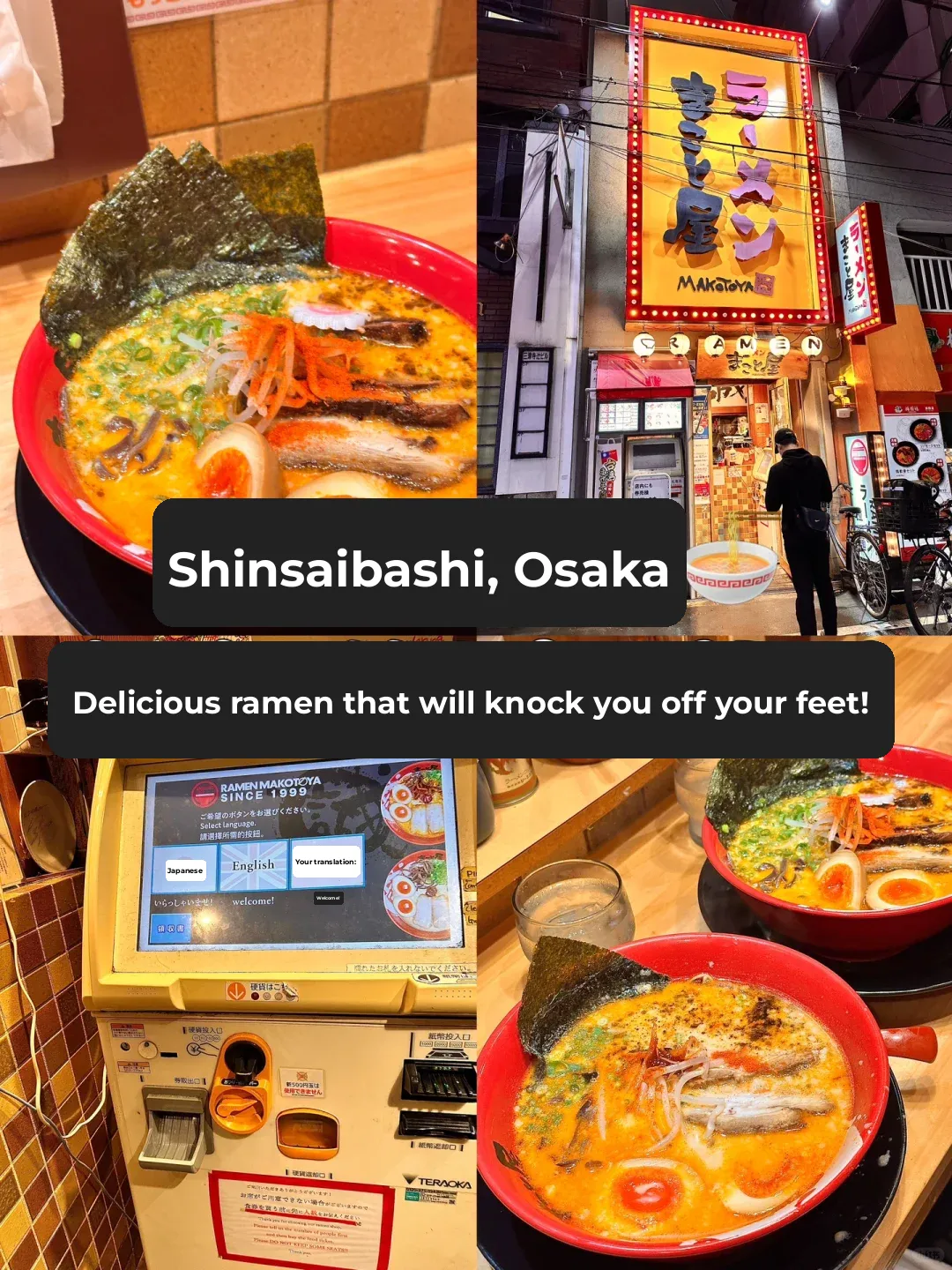 🍜No way anyone goes to Osaka without trying this ramen spot!!!