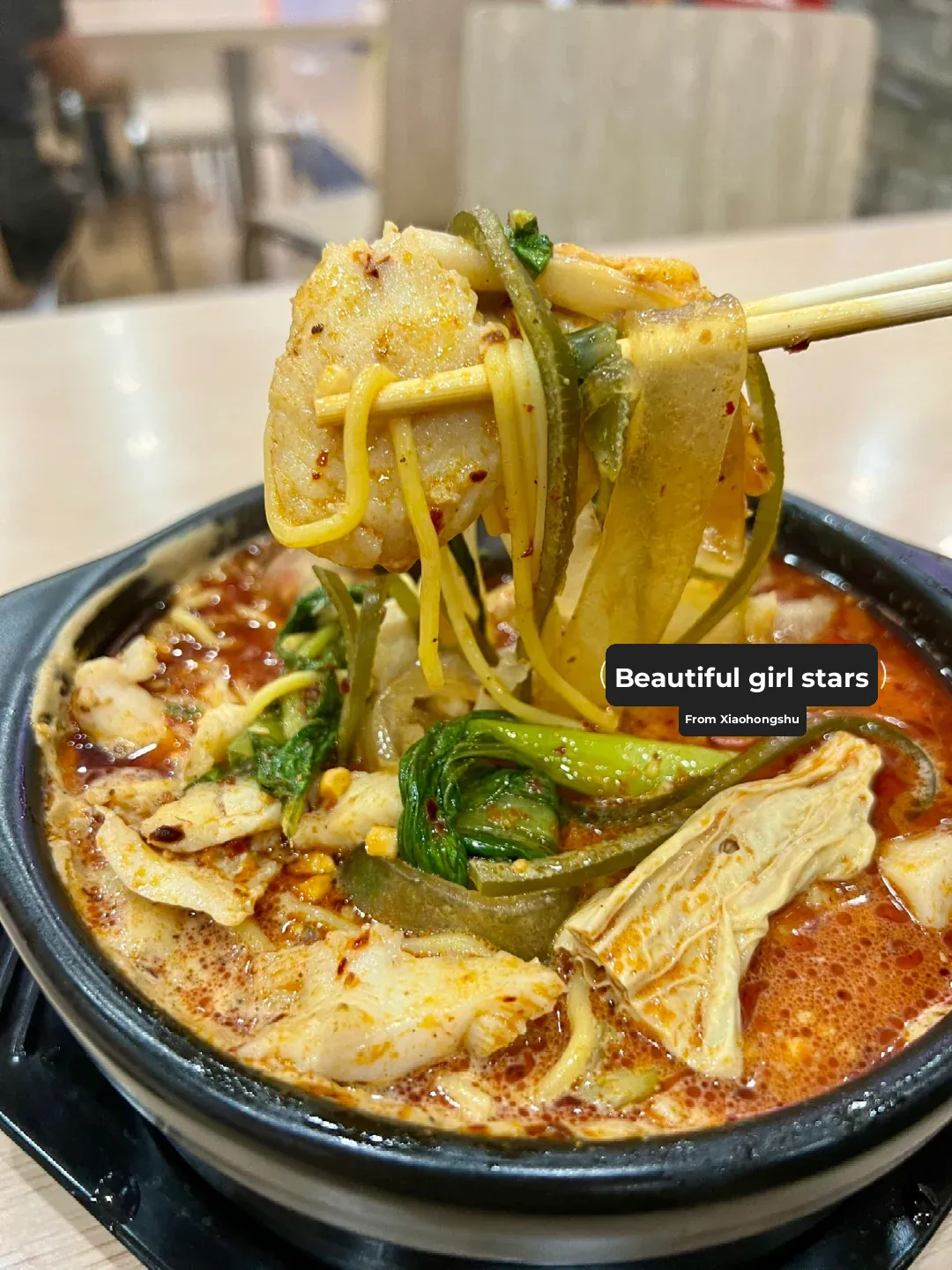 Traveled all the way to Flushing just for this fiery bite🔥Spicy Hot Pot❗