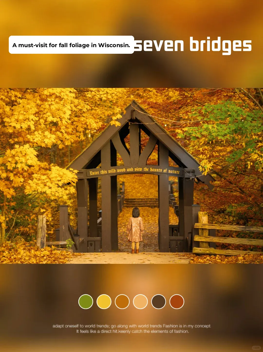 Around Milwaukee | Seven Bridges: A Must-Visit Spot for Fall Foliage in Wisconsin