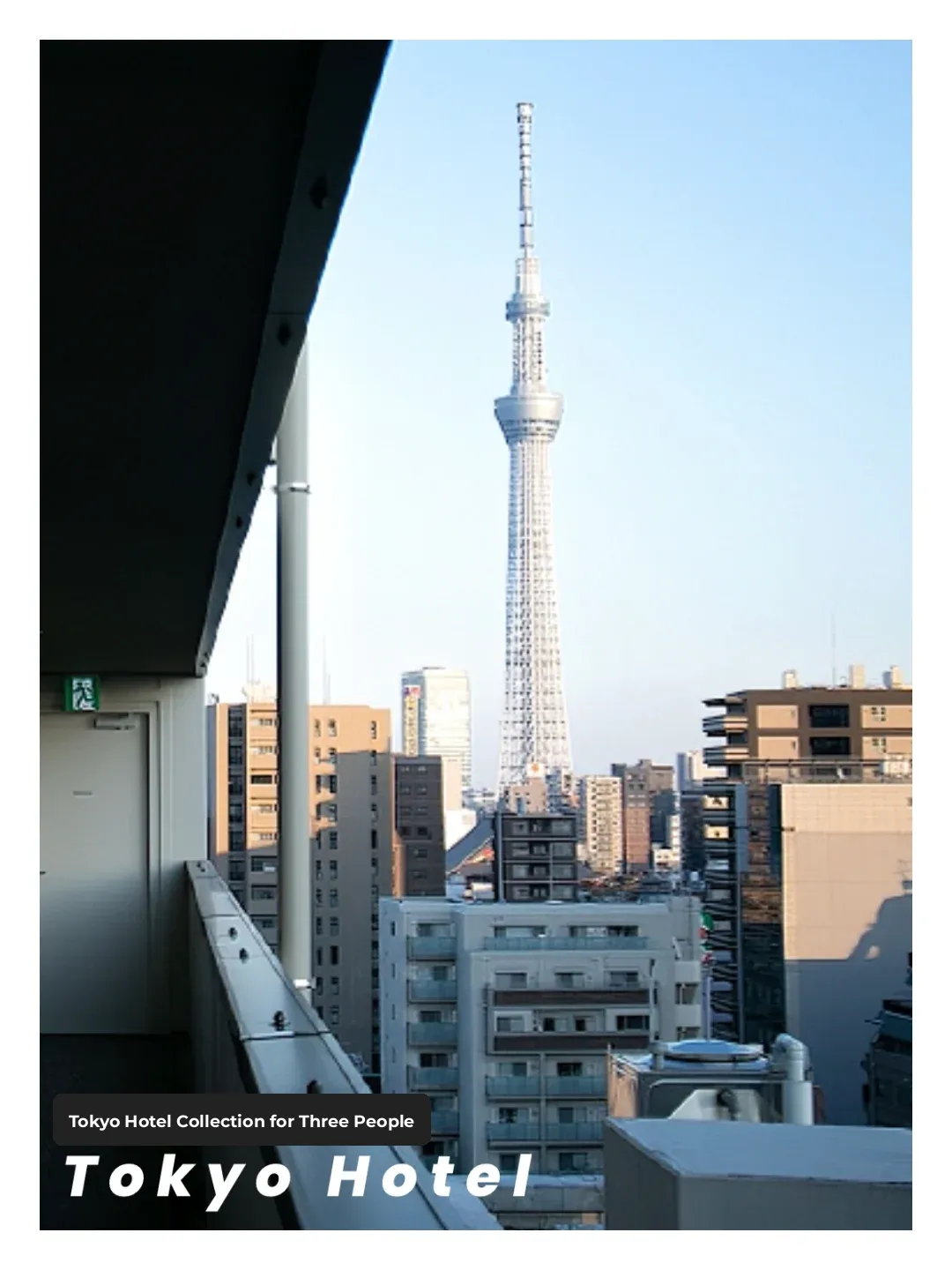 In Tokyo! 3-Person Hotel Room Available! Starting at ¥245 per person