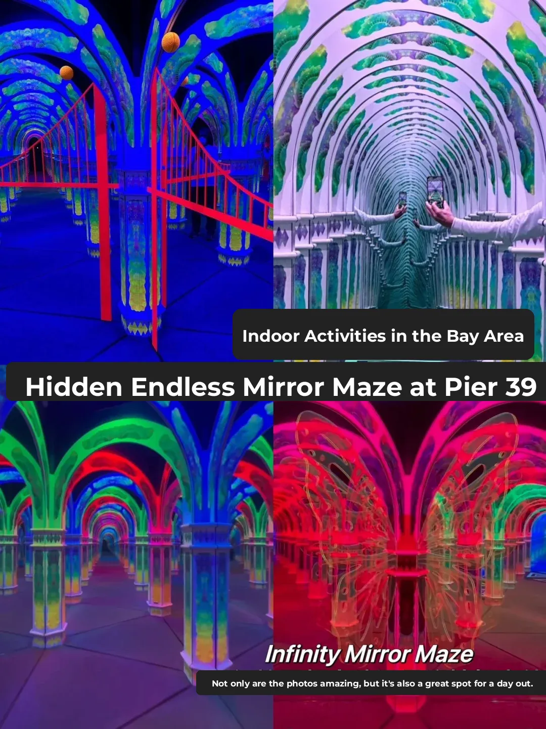 Bay Area Weekend | Hidden 🪞 Endless Mirror Maze at Pier 39