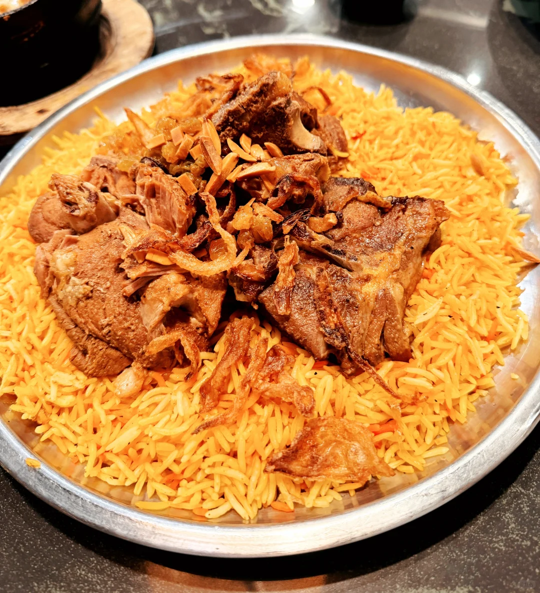 LA | House of Mandi: Arabic Lamb Leg Hand-Pulled Rice