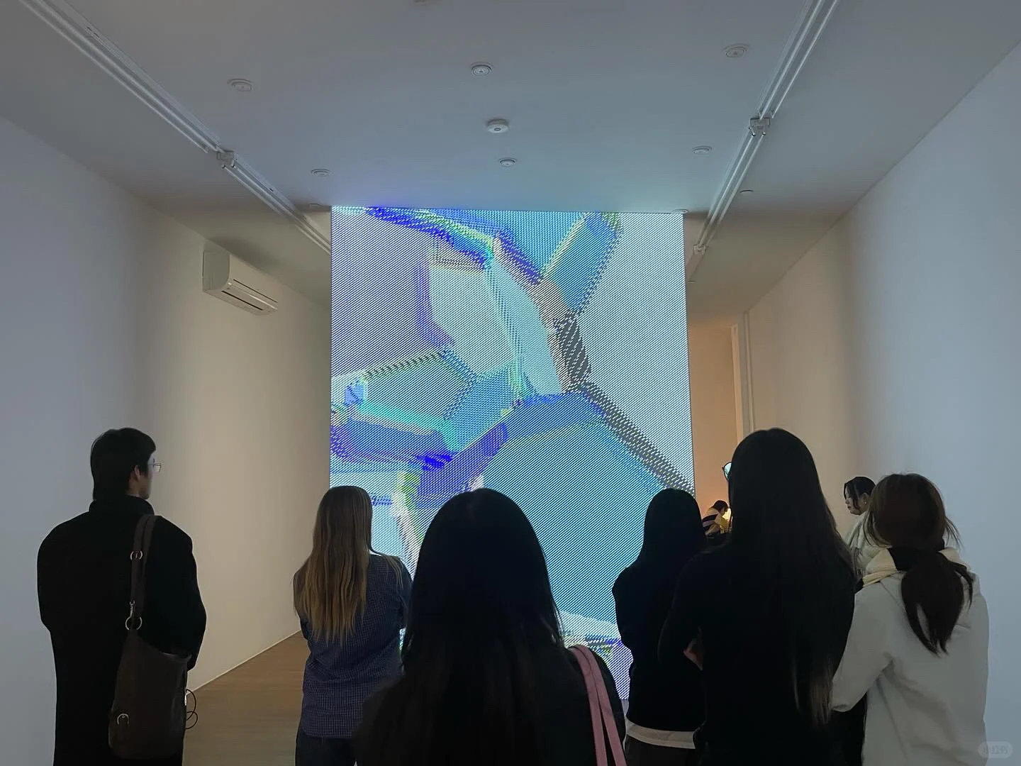 Great Class Visit to NYU at bitforms Gallery in New York