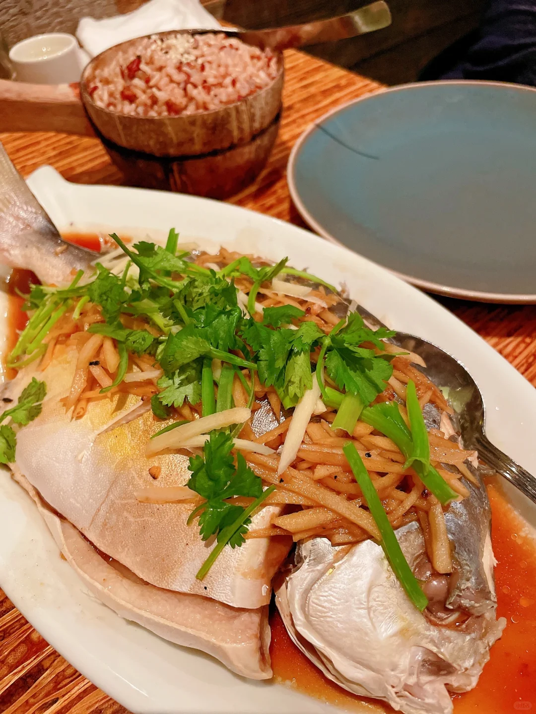 San Diego Food Scene｜Tastes Just Like Mom’s Ginger-Steamed Pomfret