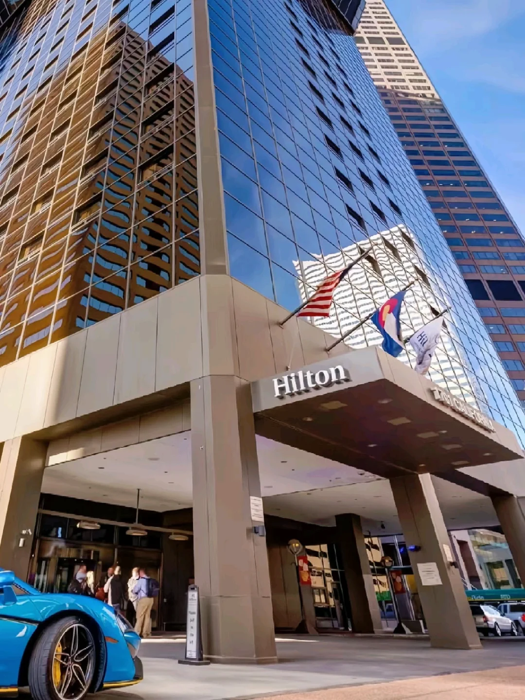 Denver Downtown Hotel! Super convenient for getting anywhere you want to go 🤣