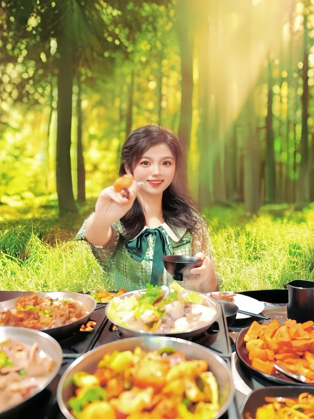 Cupertino is the bomb! Hiking through Miyazaki's enchanted stream 🎋 and feasting on a lavish Chinese banquet