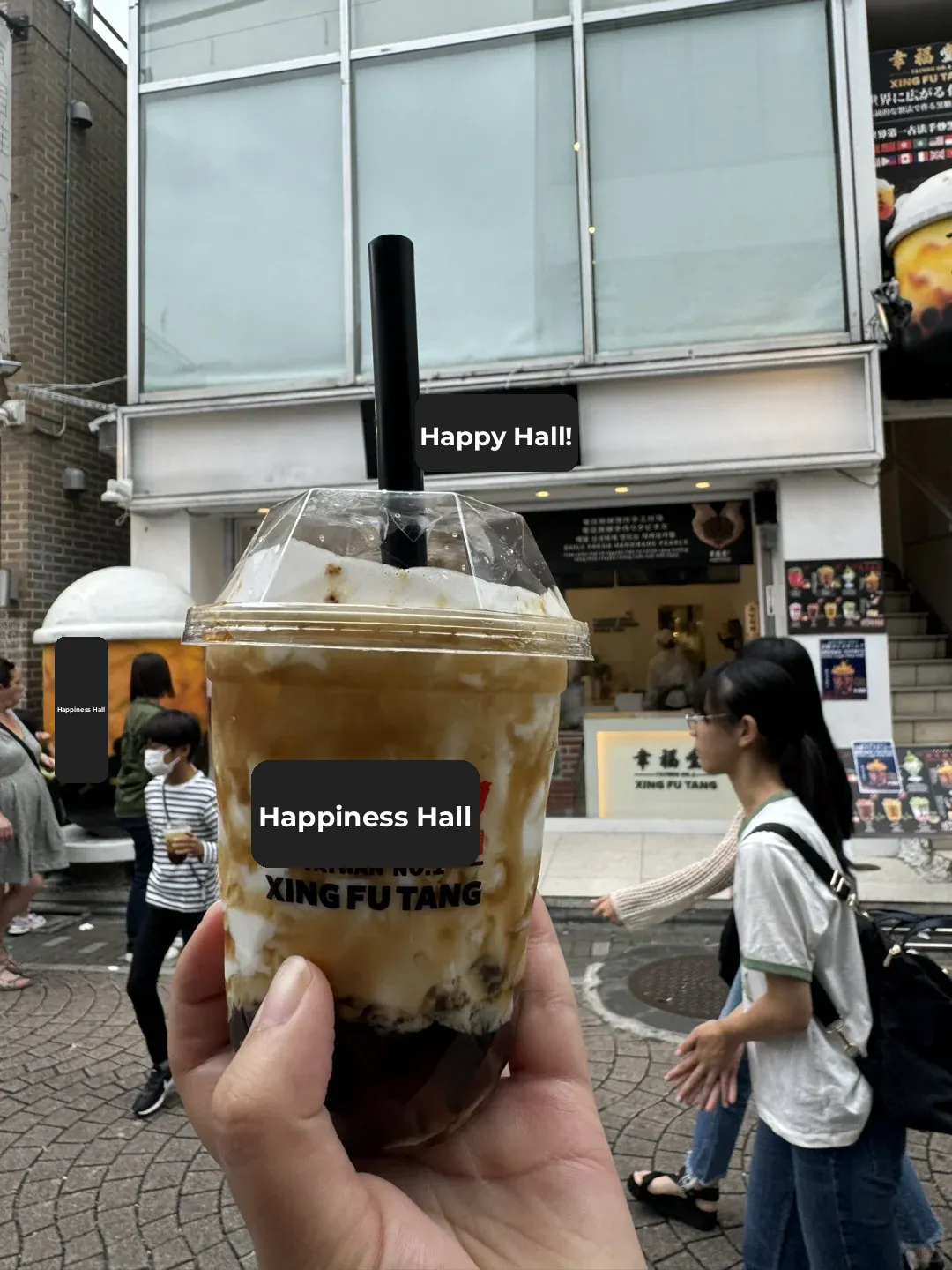 Happiness Tang Milk Tea at Takeshita Street