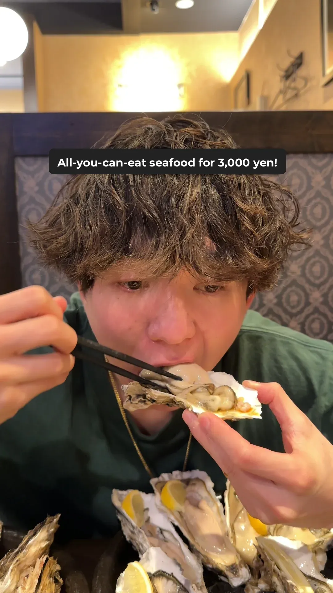 All-You-Can-Eat Seafood for 3,000 Yen