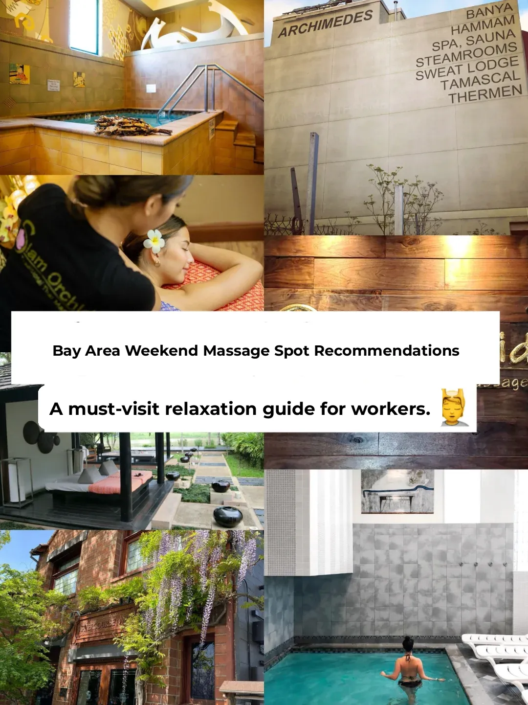 Where to Unwind in the Bay Area This Weekend? 💆‍♂️ Must-Visit Massage Spots Roundup!