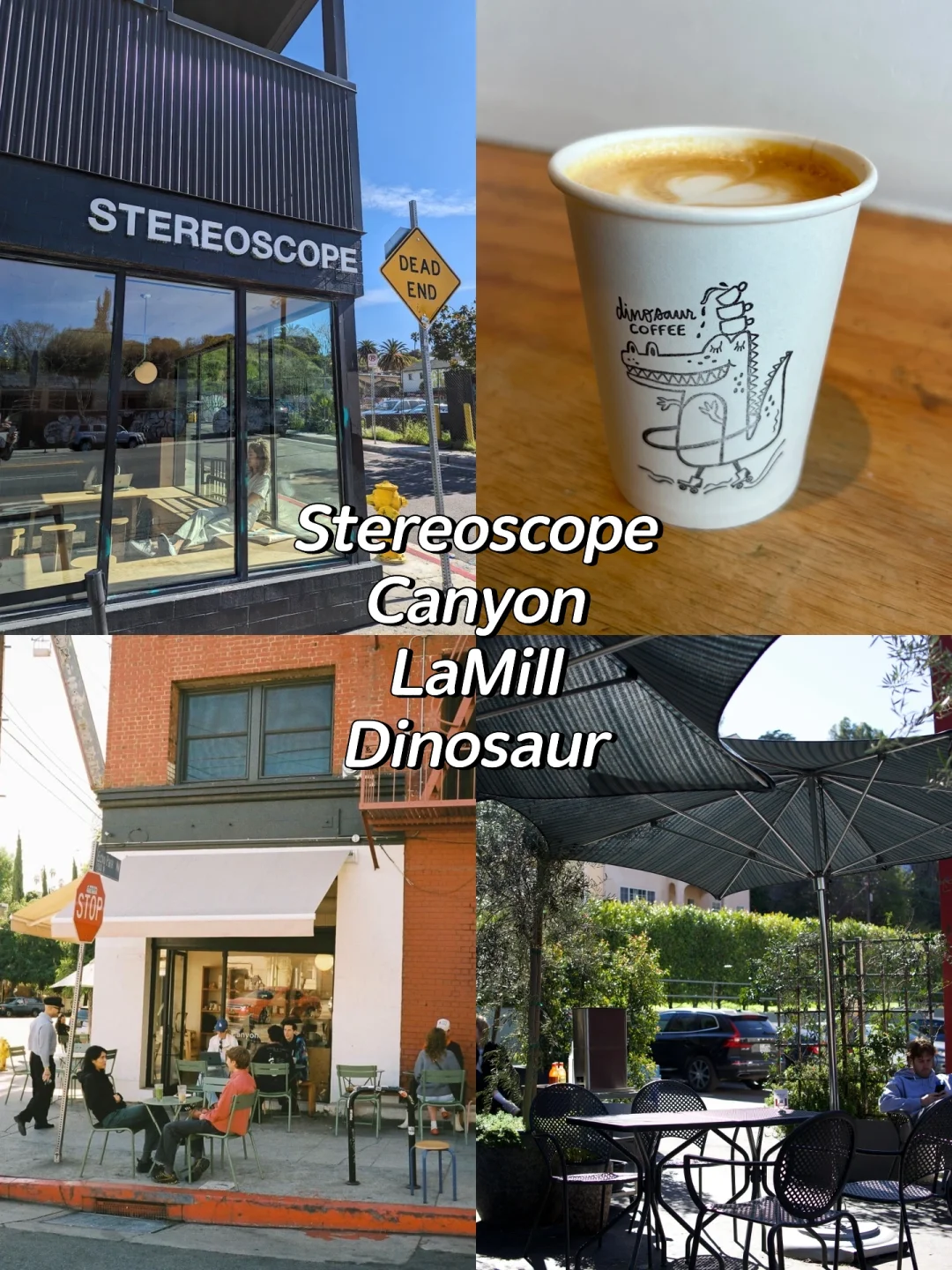 Recent LA DTLA Coffee Shop Crawl ✖️4️⃣