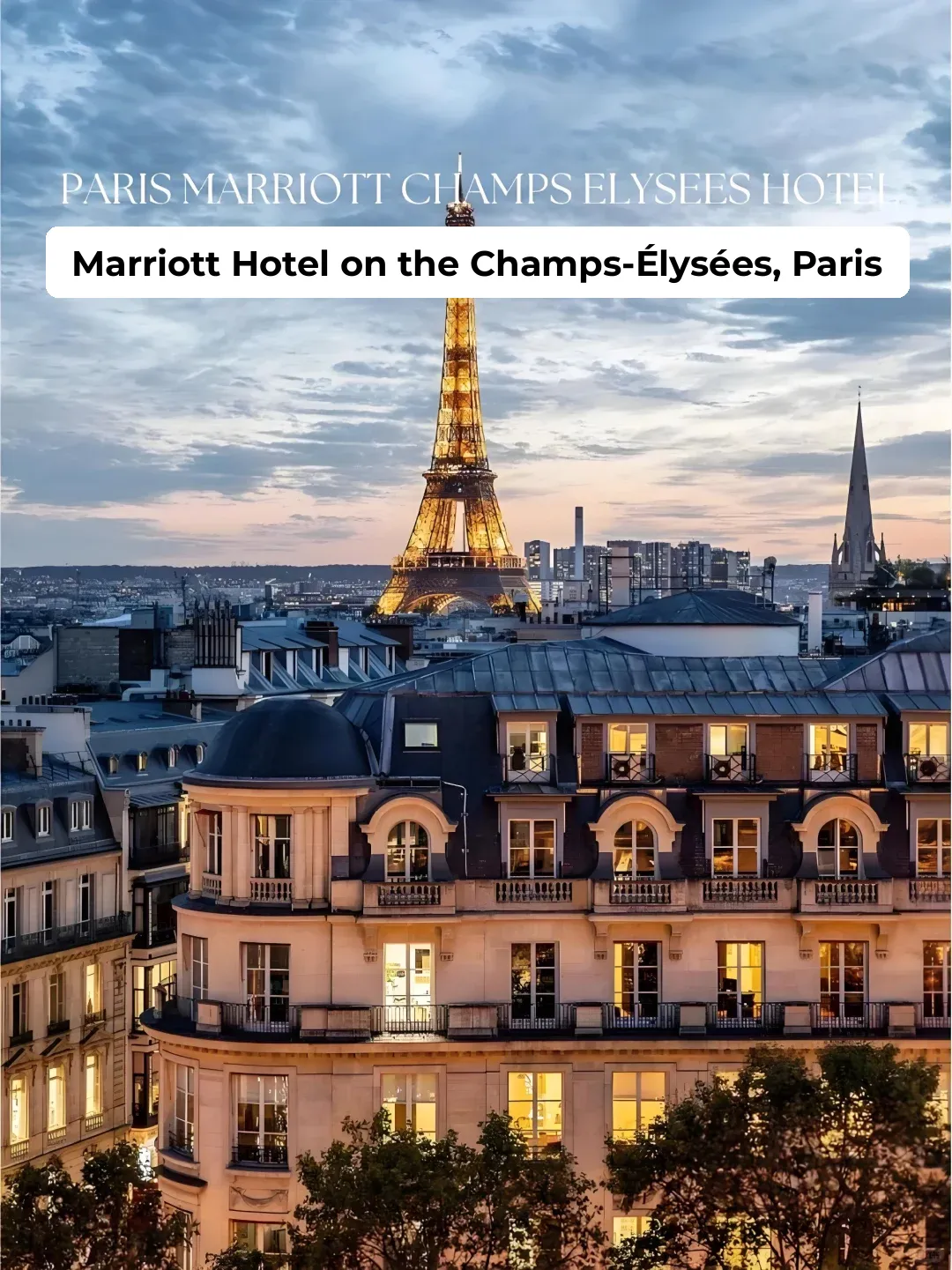 Marriott Paris Champs-Élysées I The Ultimate Starting Point for Parisian Glamour!