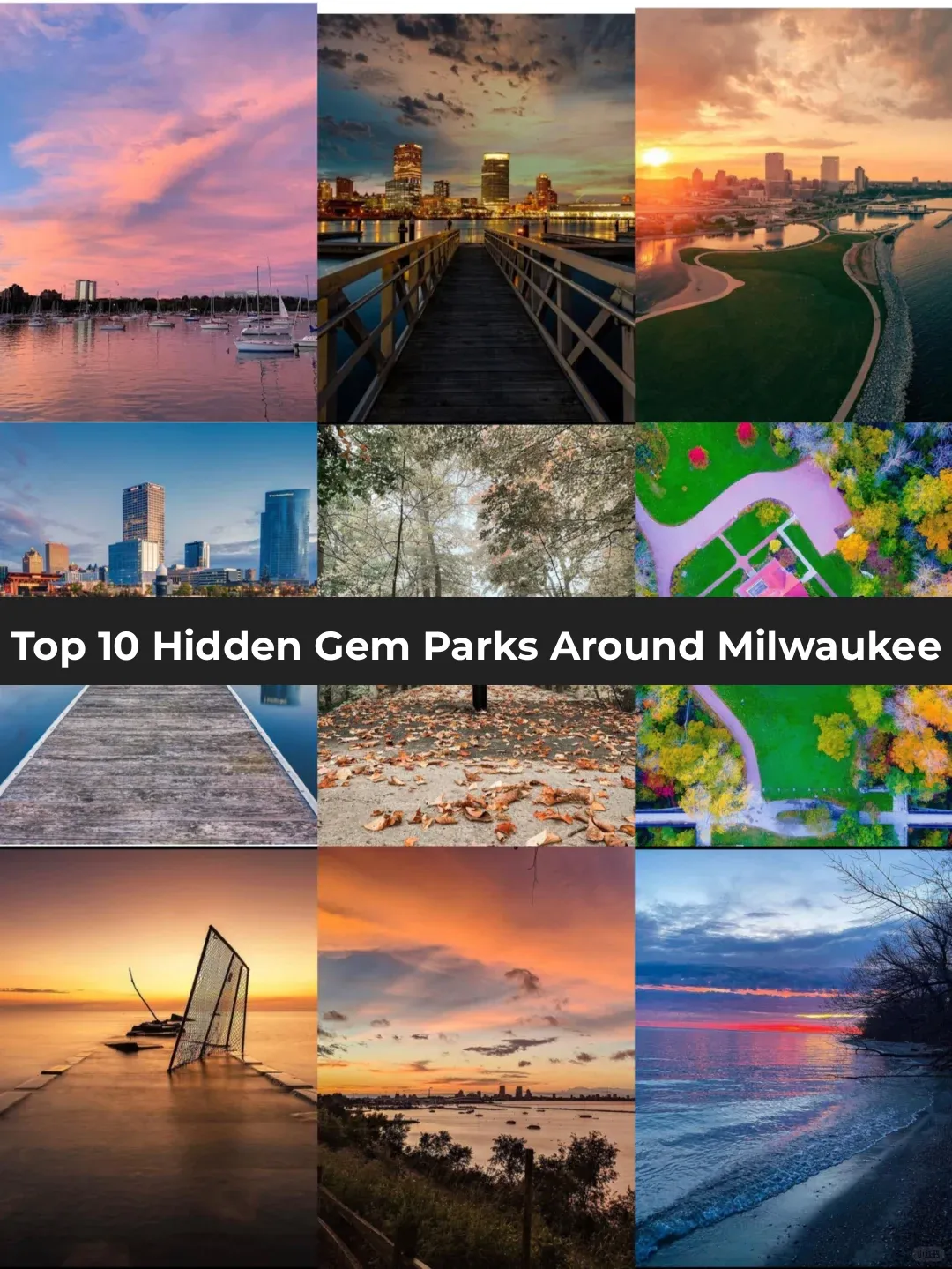 Around Milwaukee | Top 10 Hidden Gem Parks! Personally Tested!! Absolutely Stunning!!!