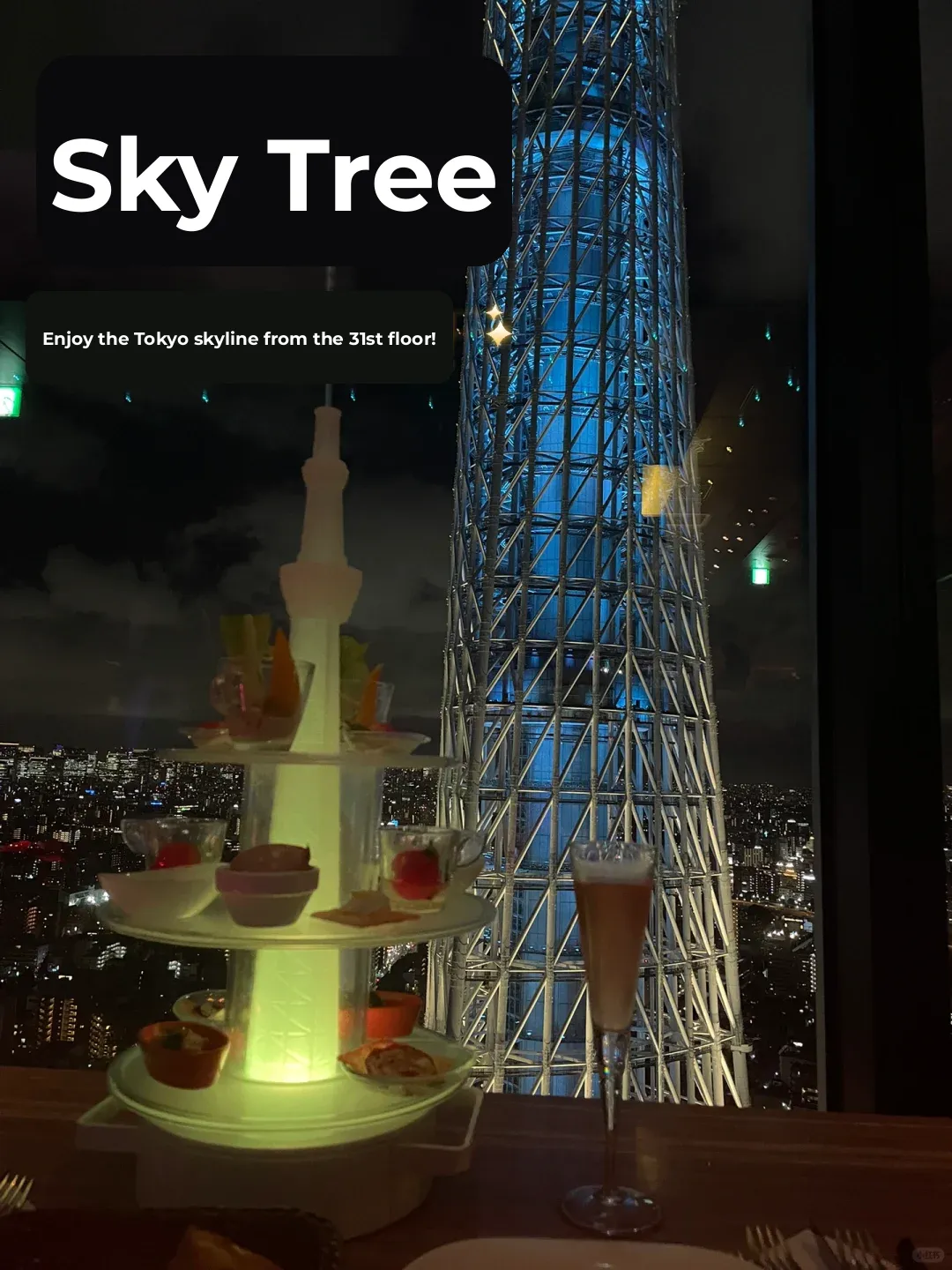 🇯🇵 Tokyo Budget Dinner | Sky Lounge Top of TR