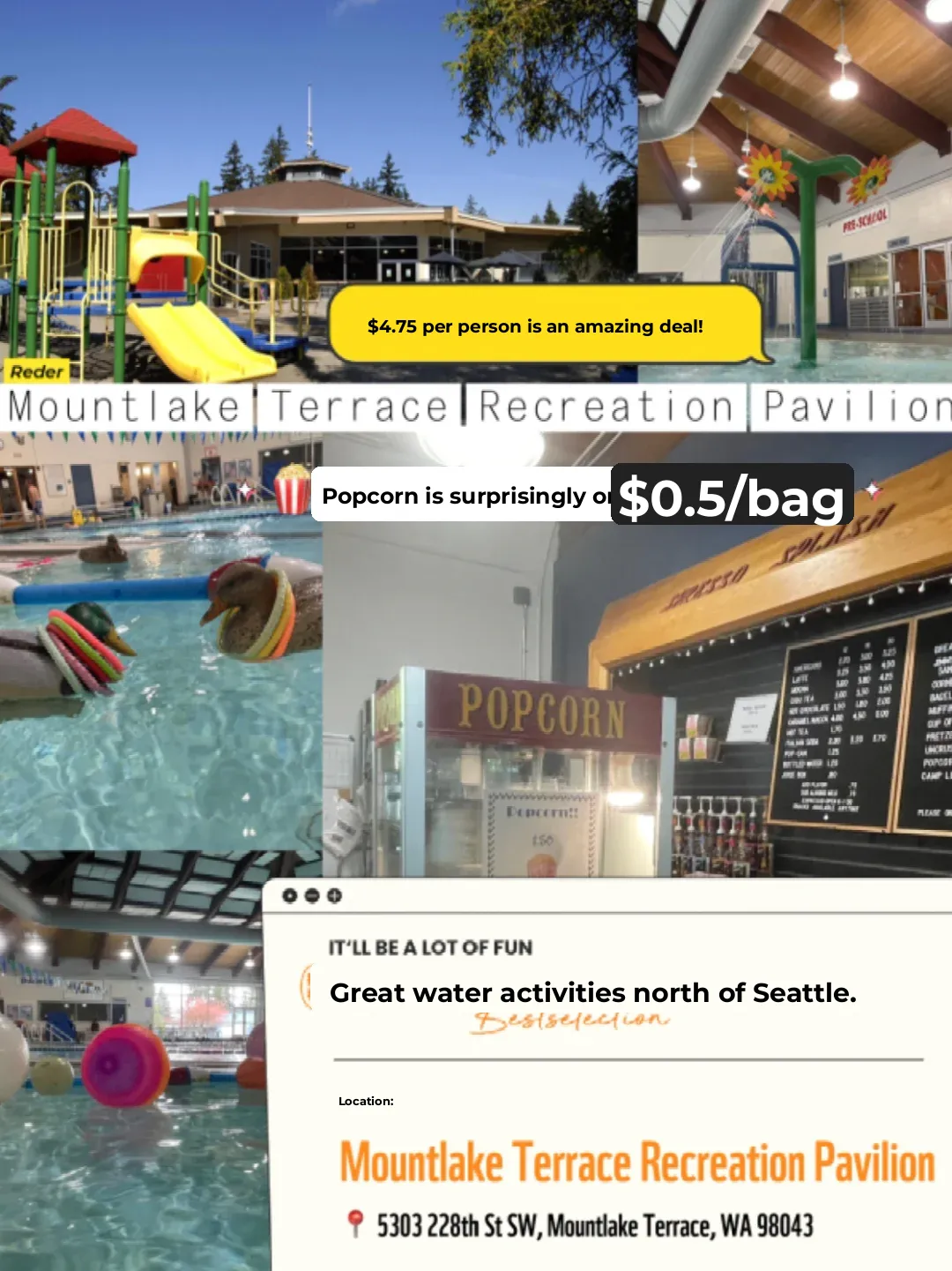 Seattle Family Fun: Let’s Go Swimming at Mountlake Terrace and Have a Splash! 🦆