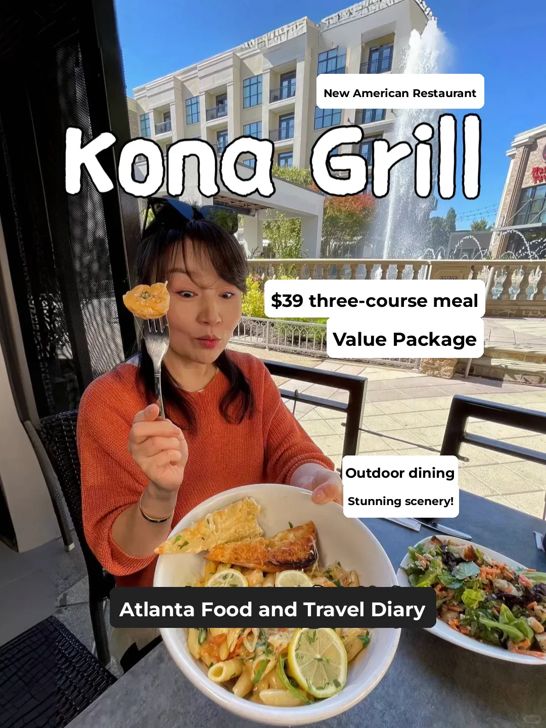 New American Restaurant Kona Grill at Avalon in Atlanta