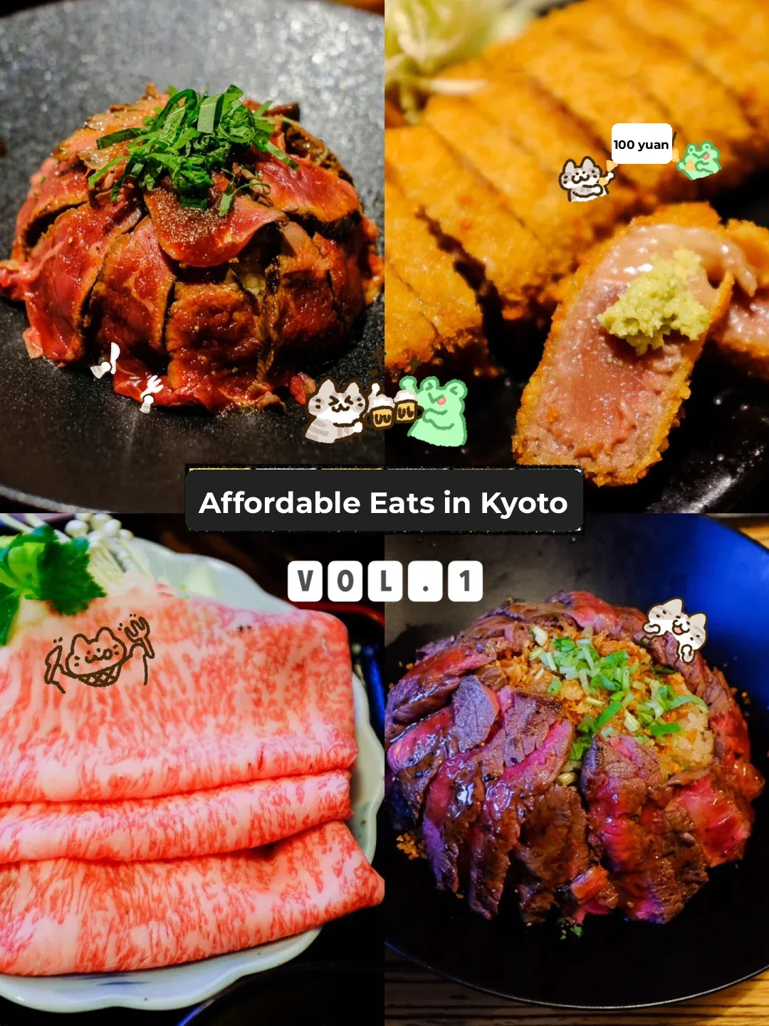 Kyoto Eats | 4 Affordable Wagyu Spots: Delicious Without Breaking the Bank 🥩