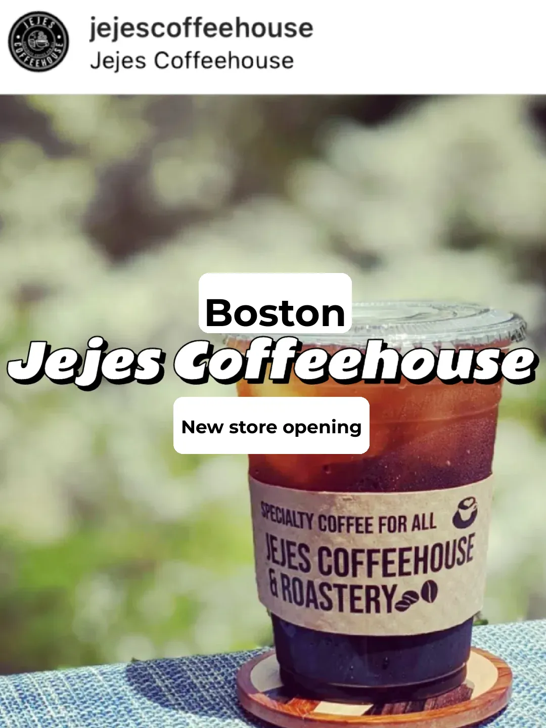 New Spot｜Jejes Coffeehouse in Boston