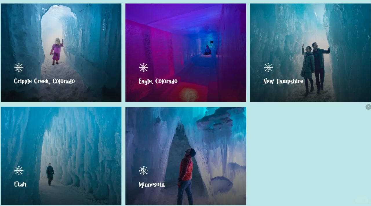 Colorado is the only place in the U.S. with two ice palaces.