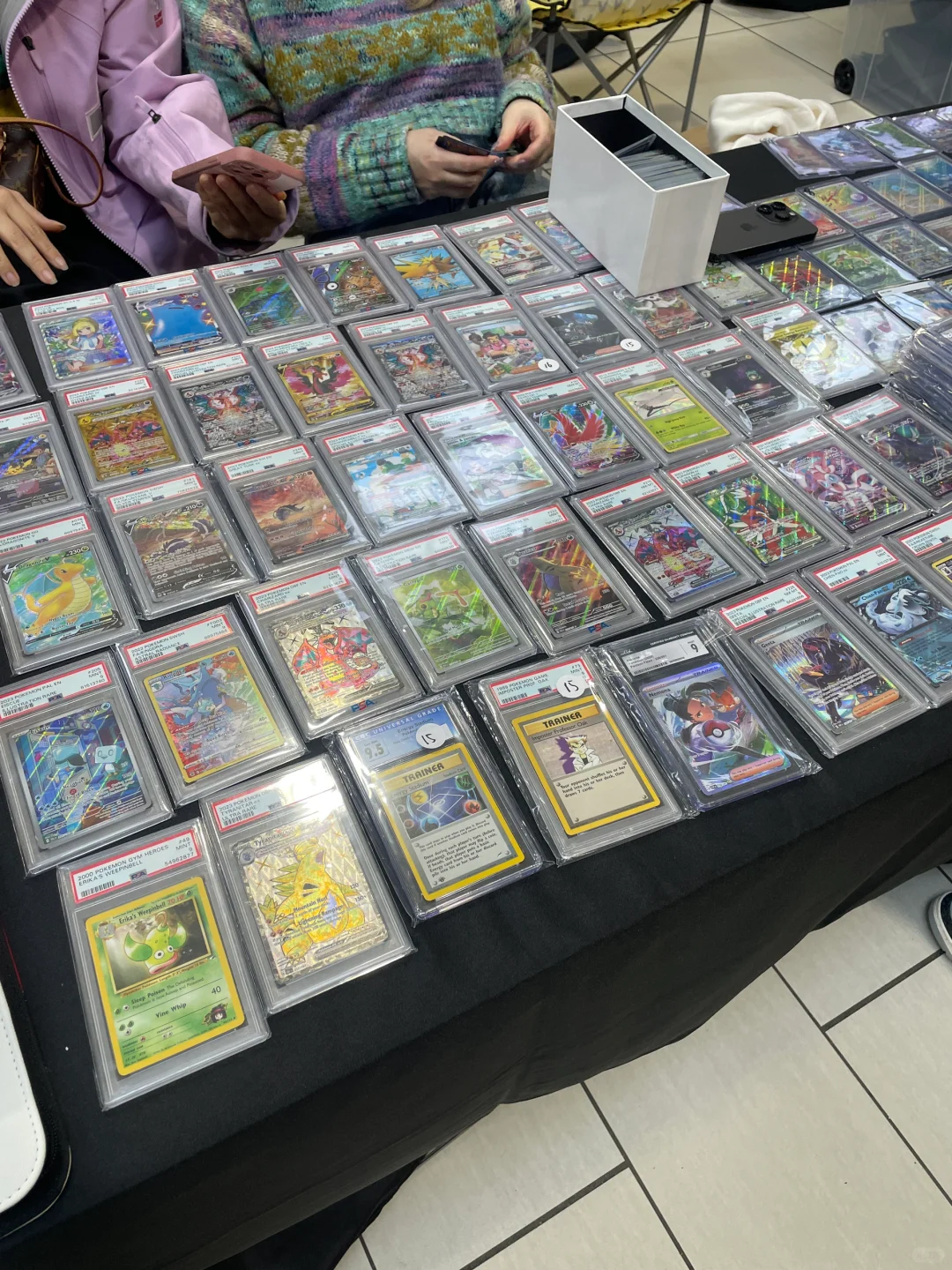 Selling at a Street Stall in Seattle~