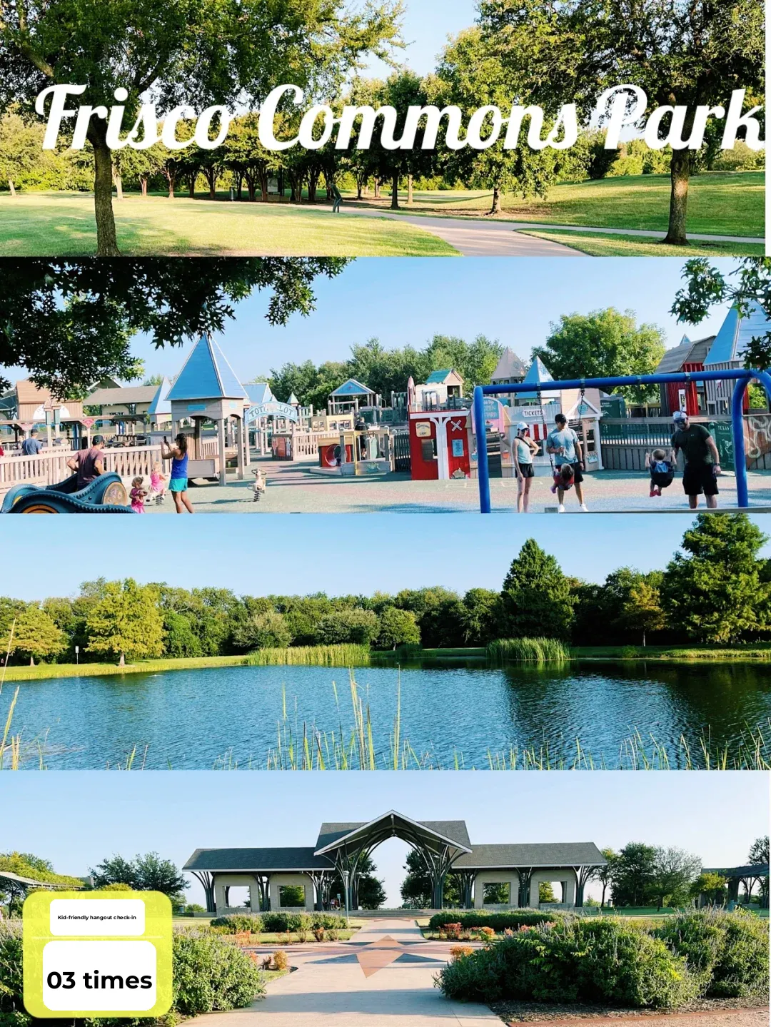 Strolling in Dallas: Frisco Commons Park