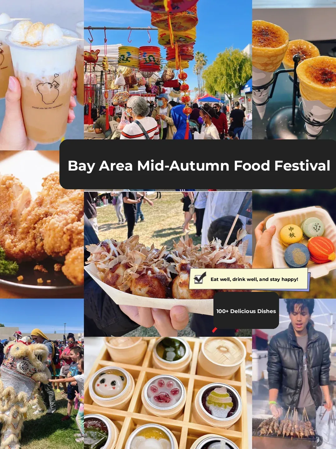 Sept 23-24 Weekend Getaway in the Bay Area | Must-Visit Mid-Autumn Food Street Fair