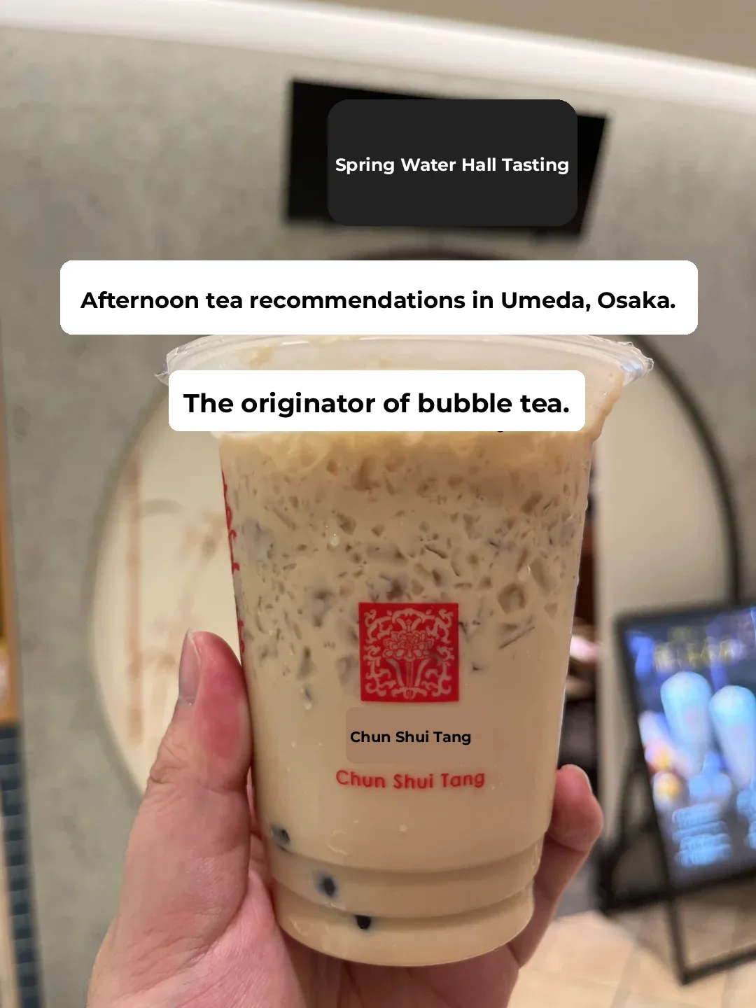 The OG Bubble Tea Spot ⭐️ Chun Shui Tang in Osaka Umeda Afternoon Tea