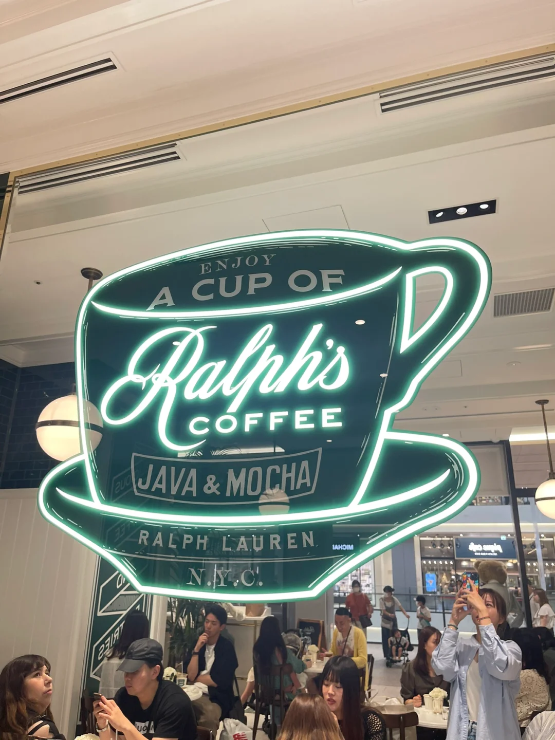 Ralph Lauren Coffee Shop in Osaka