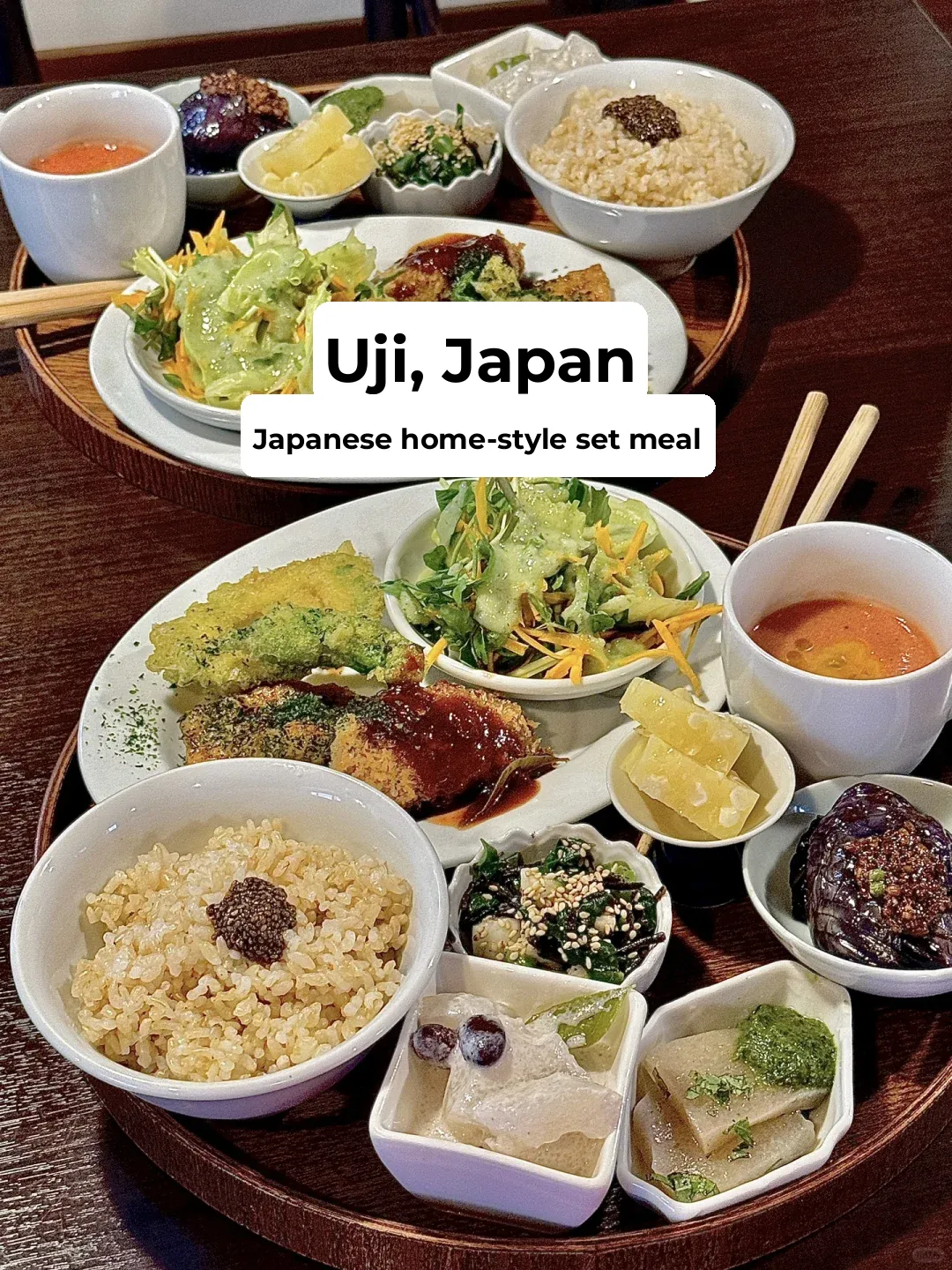 Uji, Japan 🇯🇵 Locals' Favorite Japanese Set Meal! Beautiful Rice!