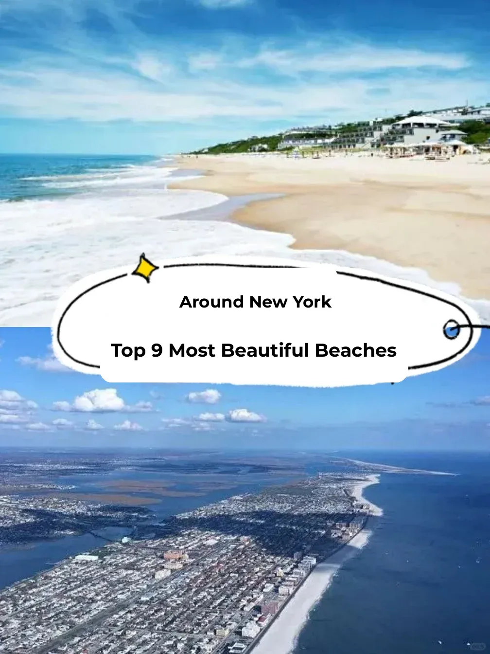 Top 9⃣️ Most Beautiful Beaches Near NYC 🏖️🏖️