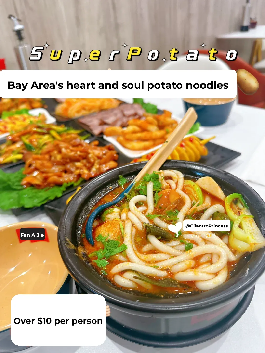 Bay Area's First Potato Noodle Spot 🥔 Saves the Day with Prices Under $10 Per Person