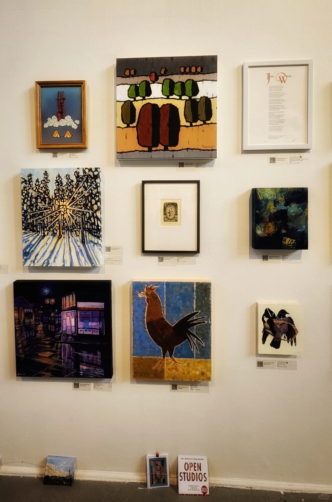 Prelude to San Francisco Studio Open Day: A Mini Art Exhibition