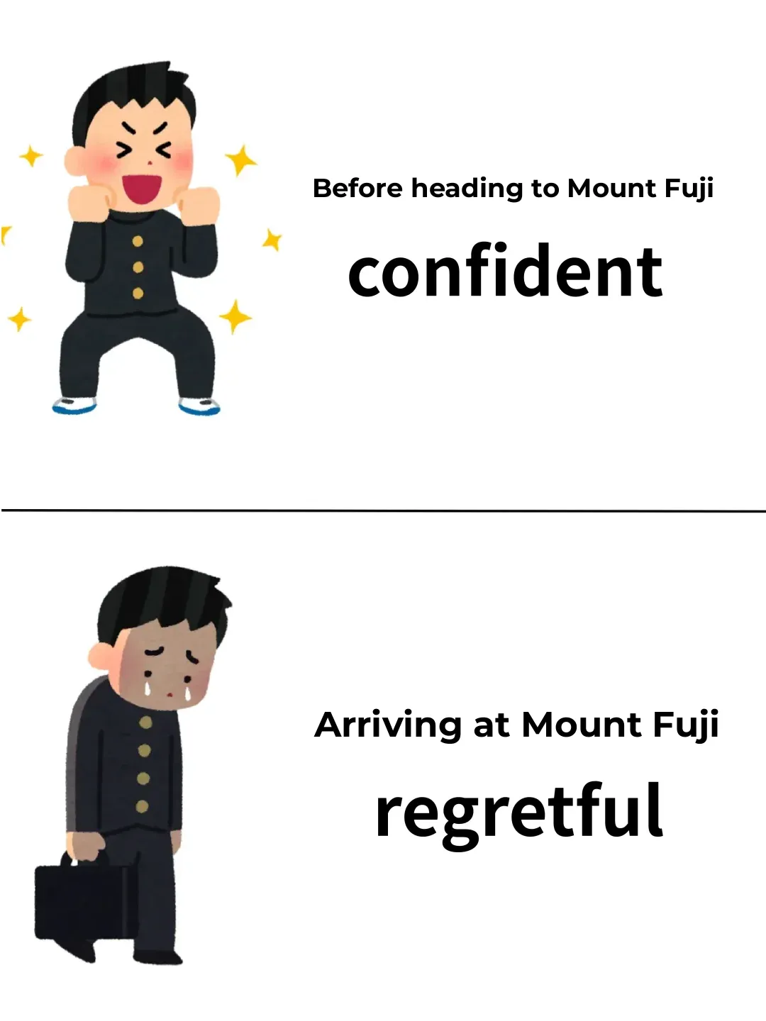 "May all the sisters👭 planning to visit Mount Fuji from January to March come across this post❗"